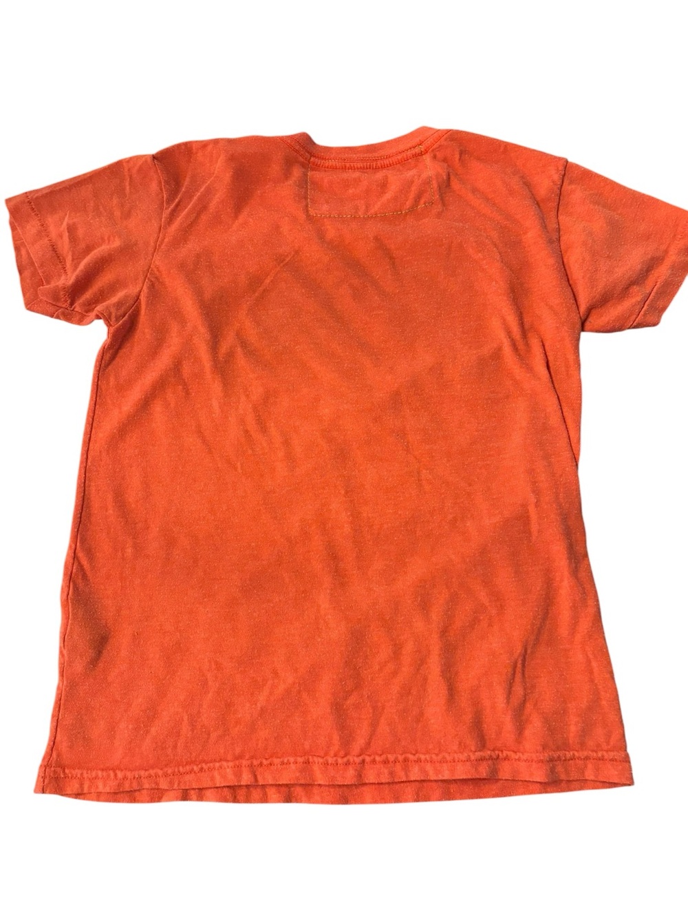 Aviator Nation Orange Graphic Logo Tee with Navy Detail - Picture 3 of 3
